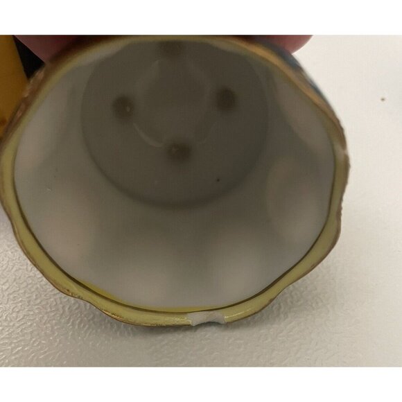 Vintage Chugai China Espresso Cup & Saucer, Hand Painted Made in Occupied Japan - Picture 10 of 10